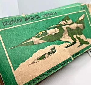 Vintage Mirage 3 Scale Model Plane Ussr Soviet 1:72 Russian Air Fighter Military - Imagen 1 de 24