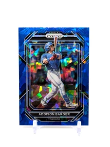 Addison Barger 2023 Panini Prizm BLUE ICE Blue Jays ROOKIE - Picture 1 of 10