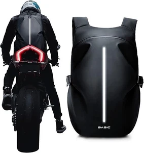 Motorcycle Backpack,Waterproof Helmet Backpack for Men,Motorcycle Accessories - Bild 1 von 5