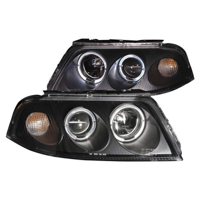 Anzo 121357 Black Projector Headlights with Halo for 01-05 Volkswagen Passat Foto 1 de 4