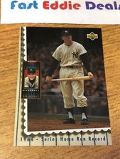UPPER DECK MLB BASEBALL 1994 MICKEY MANTLE BASEBALL HEROES CARD 69 OF 72 YANKEES