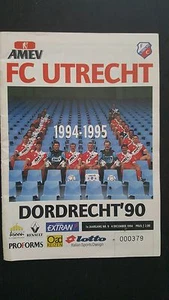 Programme / Programma FC Utrecht v Dordrecht '90 04-12-1994 - Imagen 1 de 1