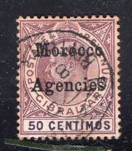 BRITISH MOROCCO YV # 13, USED - Picture 1 of 1