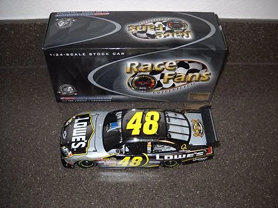 РЕДКИЙ НОВЫЙ Jimmie Johnson No48 Gunmetal 2007 Impala SS Race Fans 1:24 (1 из 504) - Изображение 1 из 2