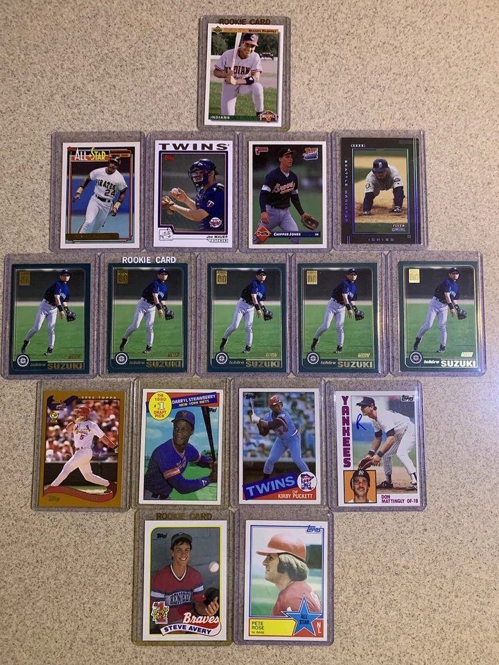 2001 Topps Ichiro Rookie Chase RePACK 1 Auto Jersey Or # Card Per Pack 20 Cards - Image 1 of 4