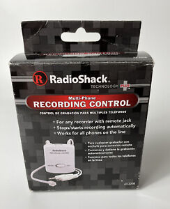 Radio Shack Multi-Phone Recording Control a landline Telephone Accessory New OB