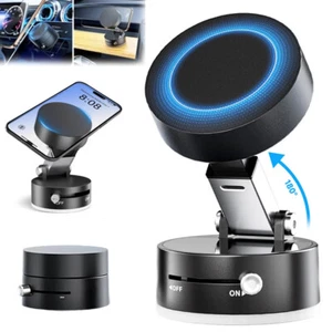 Support Téléphone Magnétique 360 Aspirateur Support Ventouse Support Voiture Pliable Support Voiture - Photo 1 sur 11