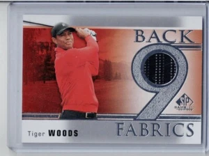 Tiger Woods Upper Deck SP Game Used Golf Back 9 Fabrics B9-TW - Picture 1 of 2
