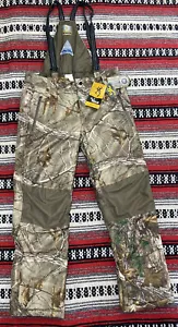 Browning Hells Canyon Primaloft Bib Overalls Hunting Realtree Camo Mens Sz L - Picture 1 of 19