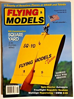 FLYING MODELS magazine  August 2004  pre-owned - Image 1 of 2