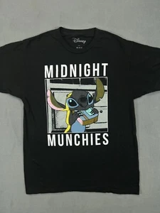 Camiseta Disney Midnight Munchies Para Hombres M Camiseta Negra Puntada Algodón - Imagen 1 de 9