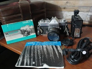 Yashica TL Electro 35mm Film SLR Camera  With Case - Picture 1 of 21