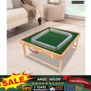Mesa de Mahjong Cuadrada Plegable 19.6" Camping Juego Tarjeta, Juego de Mesa Escritorio Peso Ligero - Imagen 1 de 16