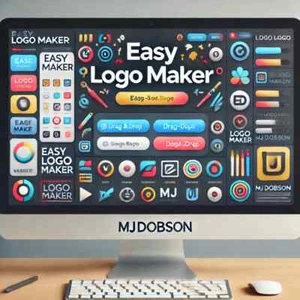 Logo Maker Easy Creator Design Software Windows 11 USB Worldwide Post - Picture 1 of 6