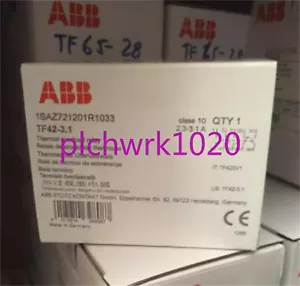1PZ NUOVO IN SCATOLA ABB relè sovraccarico termico TF42-3.1 - Foto 1 di 3