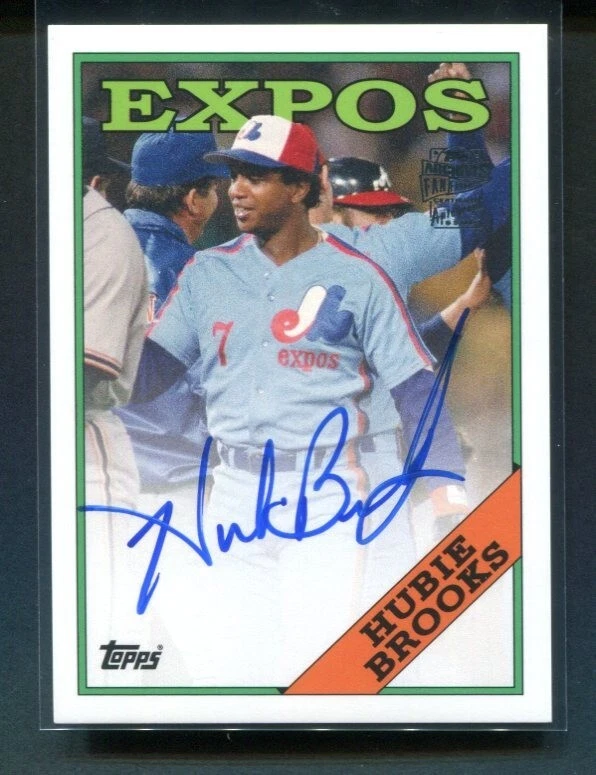 2013 Topps Archives Hubie Brooks Fan Favorite Auto 1988 Topps #FFA-HB
