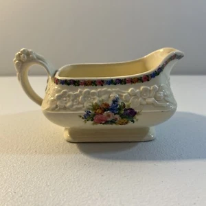 Crown Ducal Gainsborough England Creamer Dish Rose Floral Numbered - Picture 1 of 8