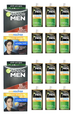 12 x 7 ml. Sérum de controle de óleo masculino Garnier rosto brilhante não é oleoso por 12 horas - Imagem 1 de 4