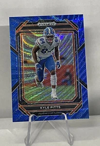 🔥2023 Panini Prizm Draft Picks Falcons Kyle Pitts Blue Wave Prizm #'d/249 SSP🔥 - Picture 1 of 5