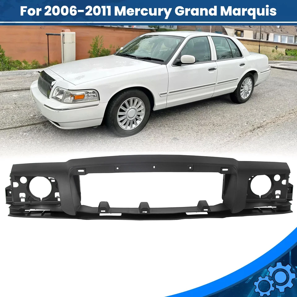 Headlamp Painted Header Panel Replacement For 2006-2011 Mercury Grand Marquis Foto 1 de 4