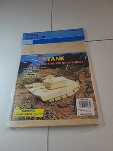 Tank 3D Wood Puzzle - Picture 1 of 2