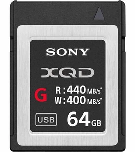 Genuine Sony G Series 64GB XQD Memory Card 440MB/s (UK Stock) BNIP - Picture 1 of 2