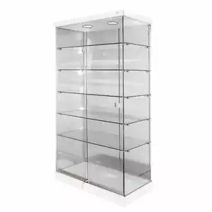CHEAP Glass Display Cabinet, LED down lights 1800 x 900 Available Now - Picture 1 of 5