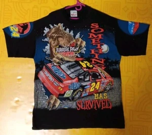 Vintage Jurassic Park the Ride 1997 Jeff Gordon Nascar All Over Print T-Shirt XXL - Bild 1 von 17