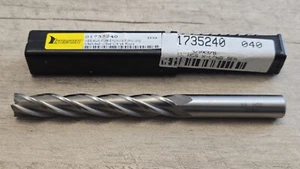 INTERSTATE 01735240 HSS Square End Mill: 3/8" Dia 2-1/2" LOC 4 Flute - Picture 1 of 2