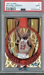 1997 Ultra Big Shots #1 Michael Jordan Chicago Bulls PSA 9  5364 - Picture 1 of 1