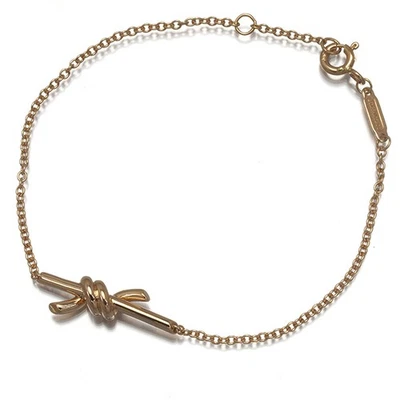 正品 Tiffany&Co. Bracelet Knot 18K 750 玫瑰金  — 第 1/4 张图片