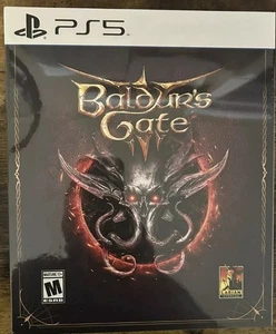 Baldur's Gate 3 Deluxe Edition PS5 Playstation 5 Collector's Physical USA Sealed - Picture 1 of 3