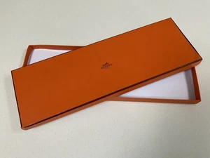 GENUINE HERMES SCARF / TIE BOX ONLY - 36cm 18cm 2.5cm - Picture 1 of 4