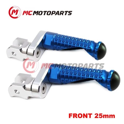 For Yamaha YZF 600 R THUNDERCAT 96-03 02 MPRO 25mm Extended BLUE Front Foot Pegs Foto 1 de 4
