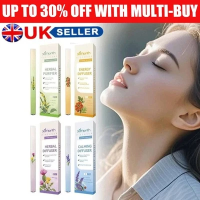 Herbal Diffuser Pen with Extracts Mullein Thyme Mint for Lung-Health & Fresh Air