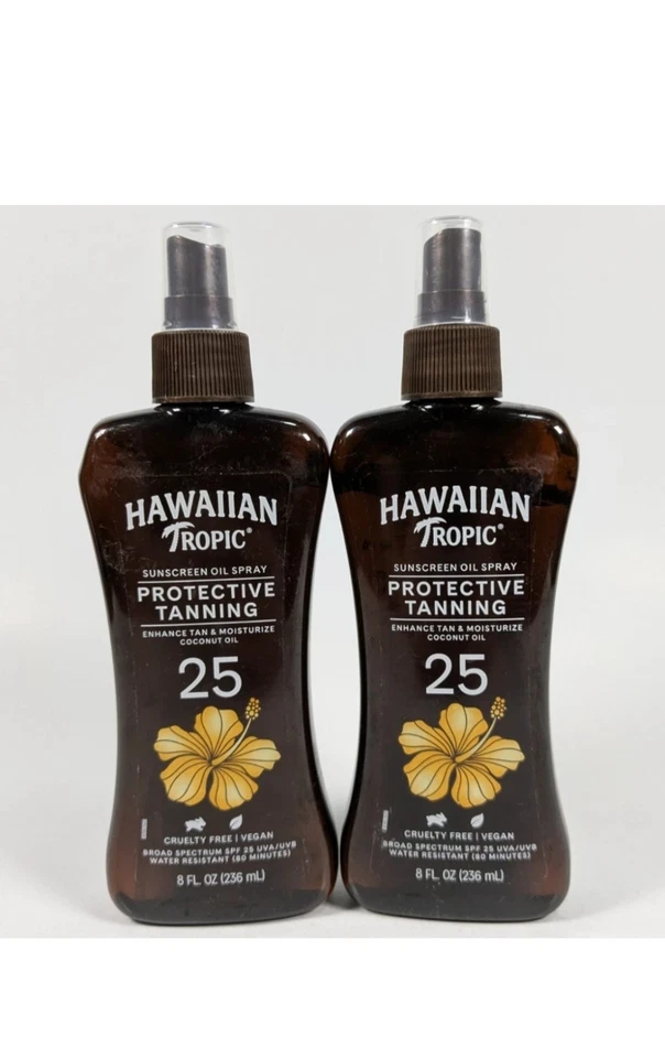 Hawaiian Tropic Island TANNING With Coconut Oil SPF 25 - 8 FL Oz