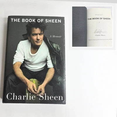 Signed Charlie Sheen - The Book Of Sheen Autographed Hardcover 1st Edition Book - Image 1 of 4
