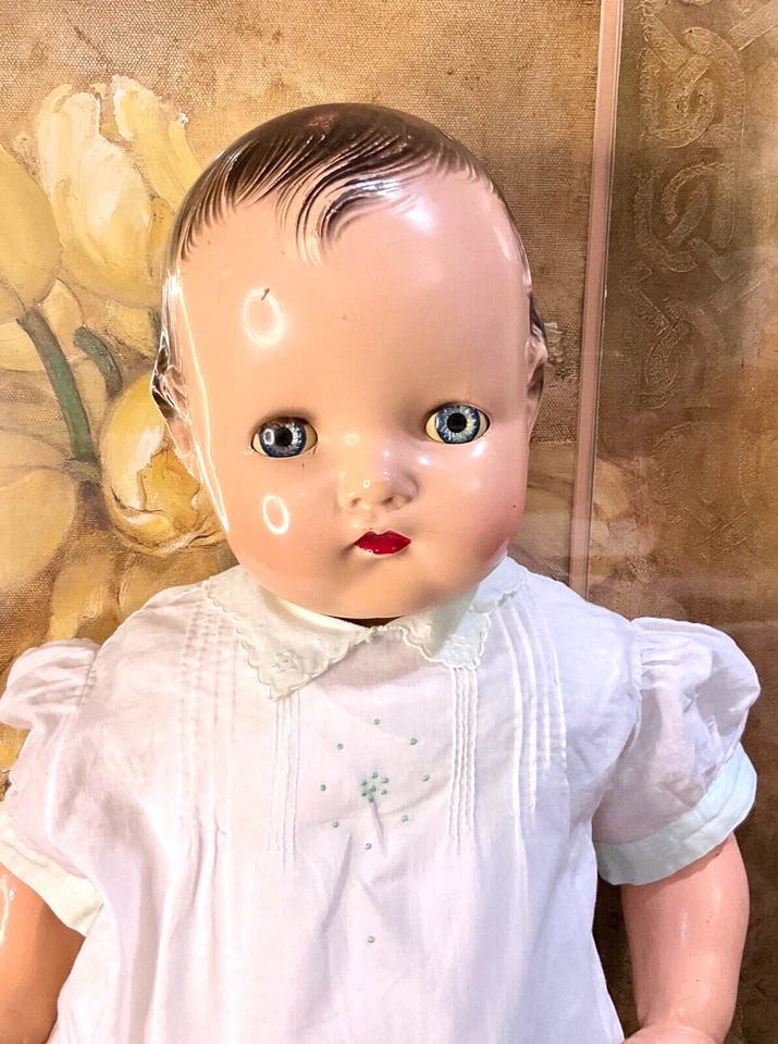 Gorgeous Vintage 1930s Madame Alexander 22 Inch Composition Doll-Sleep Blue Eyes - Image 1 of 4