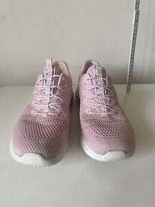Women's Sketchers Air Cooled Memory Foam Pink Trainer Shoe UK Size 6 EU39