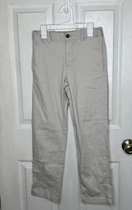 Wonder Nation Khaki Pants Boys Size 12 Tan School Uniform Adjustable Waist - Picture 1 of 4