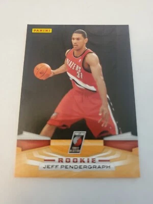 Jeff Pendergraph Blazers 2009 Panini Rookie #381 - Image 1 of 3