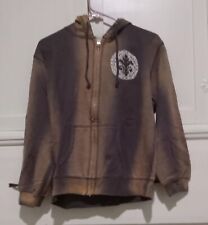 Xcit USA Sweatshirt Jacket Size Youth XL Gray Brown Tree