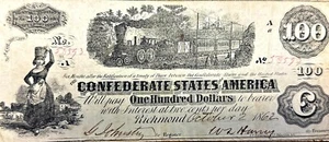 Moneda de $100 CSA ESTADOS CONFEDERADOS DE AMÉRICA - NT1045 - Imagen 1 de 2