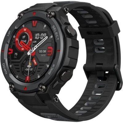 NEW in BOX Amazfit T-Rex Pro Smartwatch Rugged Outdoor GPS Fitness Watch - Black - Image 1 of 4