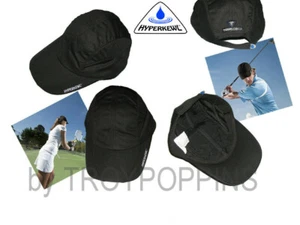 1-HEADWEAR HYPERKEWL-BLACK #6593 COOLING CAP/MÜTZE TECHNICHE SPORT GOLF TENNIS - Bild 1 von 3