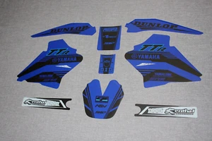 YAMAHA TTR 250 2000-2012 MX GRAPHICS KIT STICKER KIT STICKERS DECALS BUBBLE FLO - Picture 1 of 5