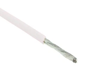 5 Metres White Silicone Lead Wire 14AWG 400/0.08mm - Bild 1 von 1