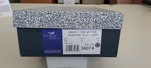 50% OFF PRICE Fox River Paper HOWARD LINEN WRITING Moonstone Blue #10 envelopes - Picture 1 of 2
