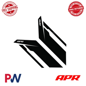 APR Sideburns Fender Decal Black Stripe Left & Right High Quality Vinyl PM100344 - Picture 1 of 5