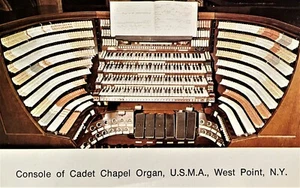 ORGAN CONSOLE, CADET CHAPEL Organ U.S.M.A., West Point, NY; Military Academy - Bild 1 von 2